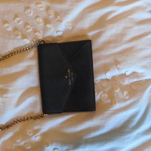 Kate Spade envelope crossbody black
